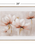 Blush Magnolia II Framed Canvas - Pink