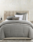 Fenton - King Comforter Set Set of 3 - Taupe / Gray / Cream