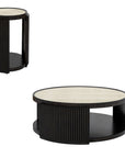Rivera - End Table - Espresso Oak / Gold