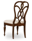 Leesburg - Splatback Side Chair Set of 2 - Beige / Dark Brown