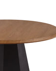 Maddie - Dining Table - Light Brown / Black