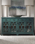 Oksana - Wooden Credenza - Green