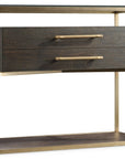 Curata - 1-Drawer Nightstand - Dark Brown