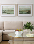 Warm - Valley Framed Prints (Set of 2) - Light Brown