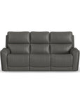 Carter - Power Reclining Sofa With Console & Power Headrests & Lumbar