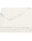Diamond Linen - Full/Queen Linen Cotton Diamond Quilt - Vintage White