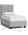 Manhattan Upholstered Storage Bed