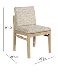 Trifecta - Dining Chair Set of 2 - Driftwood Cerused Oak