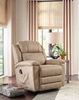 Clayton Gold Power Lift Recliner w/ Massage & Heat