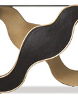Melange - Even And Flow Console Table - Black