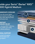 iSeries NXG - 13.5" Hybrid Medium Mattress 3500