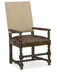 Hill Country - Comfort Upholstered Arm Chair Set of 2 - Light Brown / Dark Brown