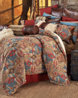 Ruidoso - Full Comforter Set Set of 4 - Gold / Red / Blue
