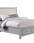 Bonanza - Linen Upholstered Bed With Storage Footboard