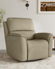 Henry - Power Swivel Gliding Recliner With Power Headrest, Lumbar, Heat & Massage