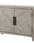Adalind - Washed Accent Cabinet - White Washed