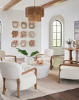Floreana - Round Vase - White