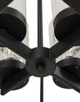 Evanston - 4 Light Indoor-Outdoor Pendant - Black