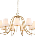 Seville - 9 Light Chandelier - Gold