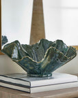 Verdant Bloom - Outdoor Bowl - Emerald Green
