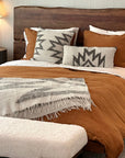 Maguey - Handwoven Square Pillow - Natural / Tan