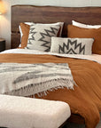 Maguey - Handwoven Square Pillow - Natural / Tan