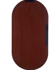 Homer - Oval Mirror - Dark Brown
