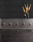 Melange - Keenan 5-Door Credenza - Dark Brown