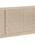 Geometry - Entertainment Console - Polished Limestone
