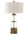 Vaiga - Glass Column Lamp - Gold