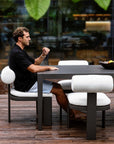 Bolster Back - Outdoor Dining Chair