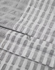 Lane - King Stripe Comforter Set (Set of 3) - Gray