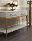 Perrine - Console Table - Silver / Gold