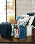 Spirit Valley - Full/Queen Quilt Set Set of 3 - Teal