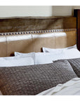 Heritage Live Edge Upholstered Headboard
