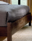 Heritage Live Edge Upholstered Bed