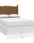 Heritage Live Edge Panel Headboard