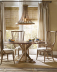 Sanctuary - Tall Spindle Arm Chair Set of 2 - Beige