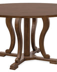 Cashiers - Round Drop-Leaf Dining Table - Chestnut