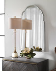 Brayden - Frameless Arched Mirror - Silver