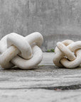 Limestone - Link Sculptures (Set of 2) - Beige