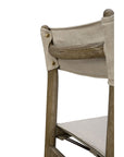 Prescott - Linen Counter Stool - Beige / Light Brown