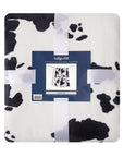 Campfire - Elsa Cowhide Campfire Sherpa Throw 6 Per Carton - Black / White