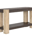 Harmony - Console Table - Carbon Mindi / Blonde Acacia