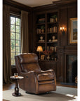 Commerce And Market - Round Side Table - Dark Brown