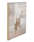 Framed Canvas Drifted Light - Silver