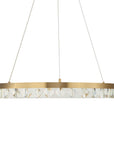 Segovia - Round Crystal LED Chandelier - Gold