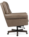 EC - Lenora Swivel Tilt Executive Chair - Dark Brown