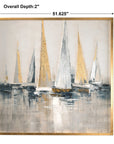 Regatta - Nautical Art - Blue