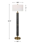 Summit - Rustic Floor Lamp - Black